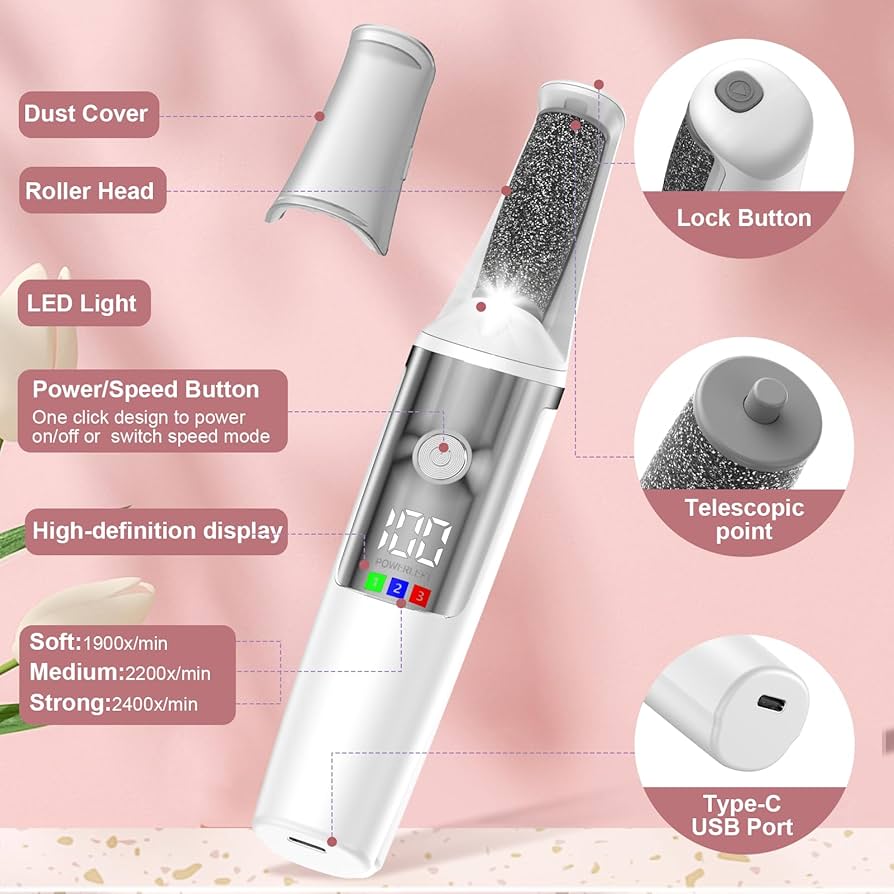 フットケア Electric Callus Remover Amazon.com: Electric Feet Callus Remover, 2025 New Electric